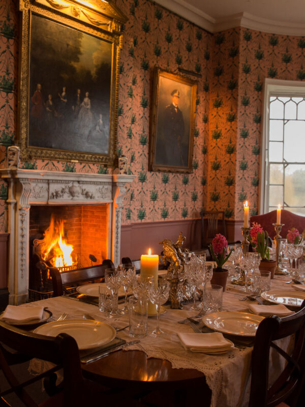 billiard room at Firle Place