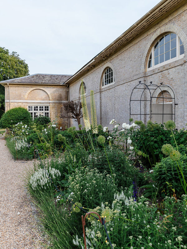 Flower beds at Firle Place