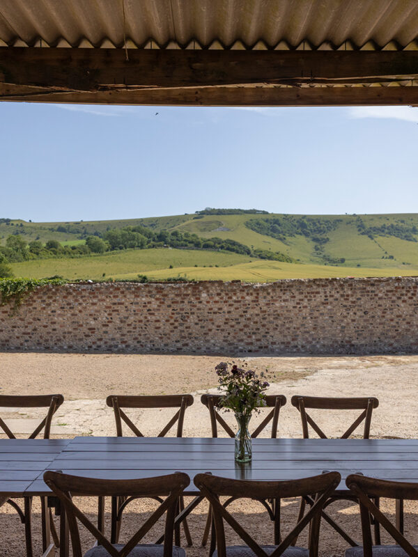 View from New Elms Barn at Firle