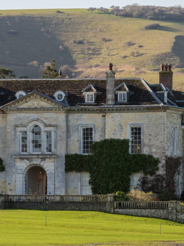 Front of Firle Place manor house