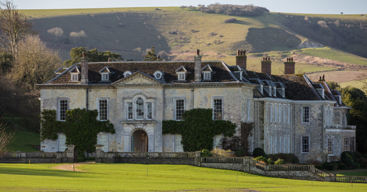 Front of Firle Place manor house