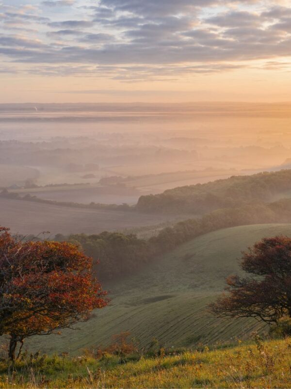 Firle Beacon at dawn