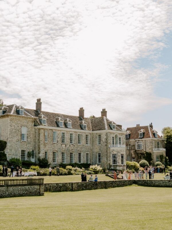 Exterior of Firle Place Manor House