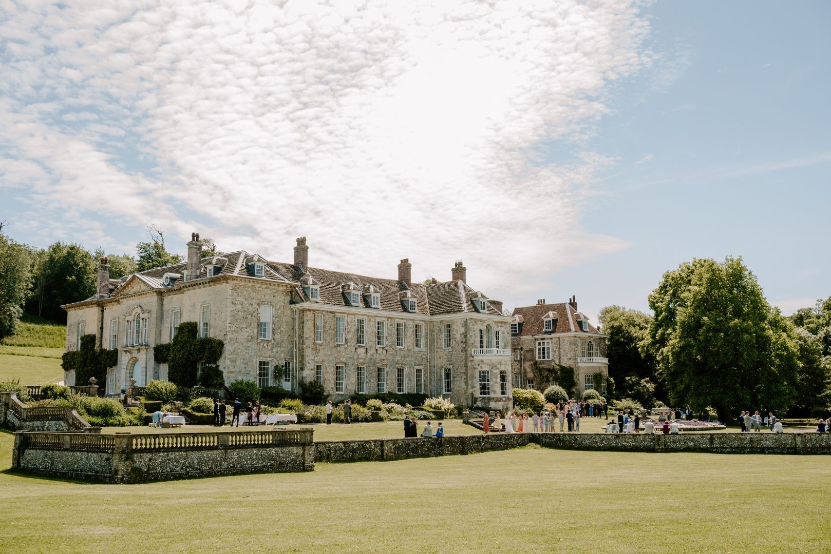 Exterior of Firle Place Manor House