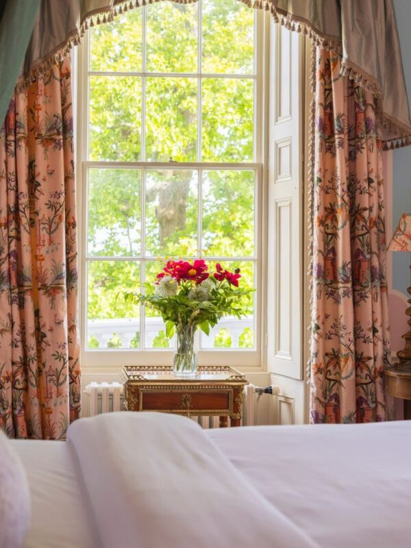 Bedroom at Firle Place event venue