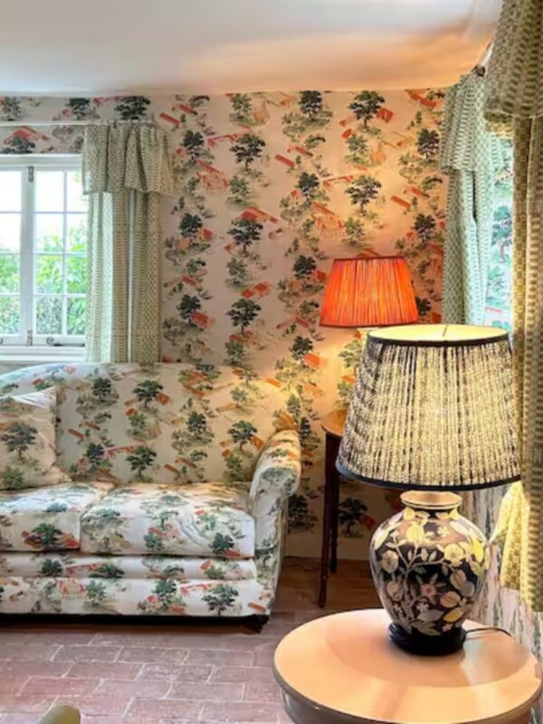 Living room in holiday cottage
