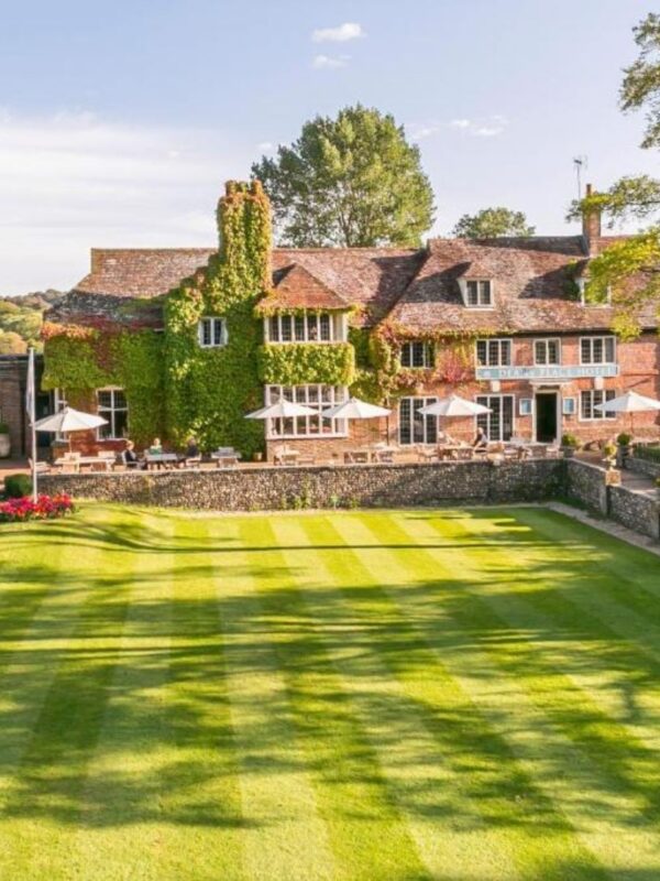 Rear exterior view of the Alfriston Hotel