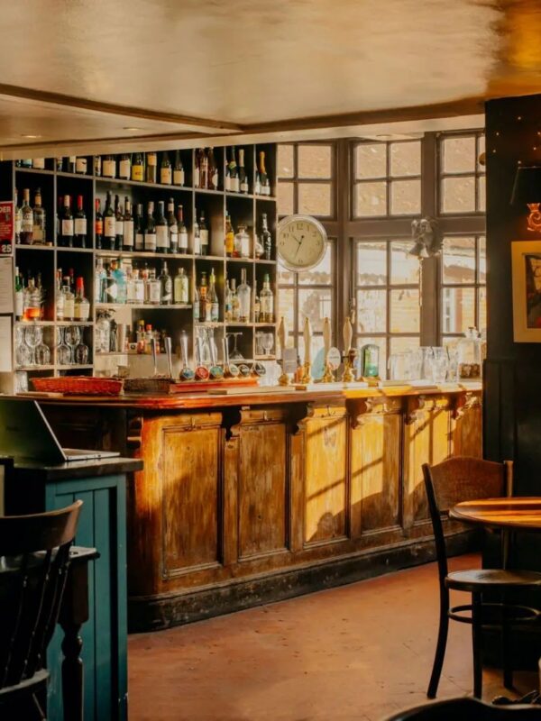 The bar at the Ram Inn in Firle