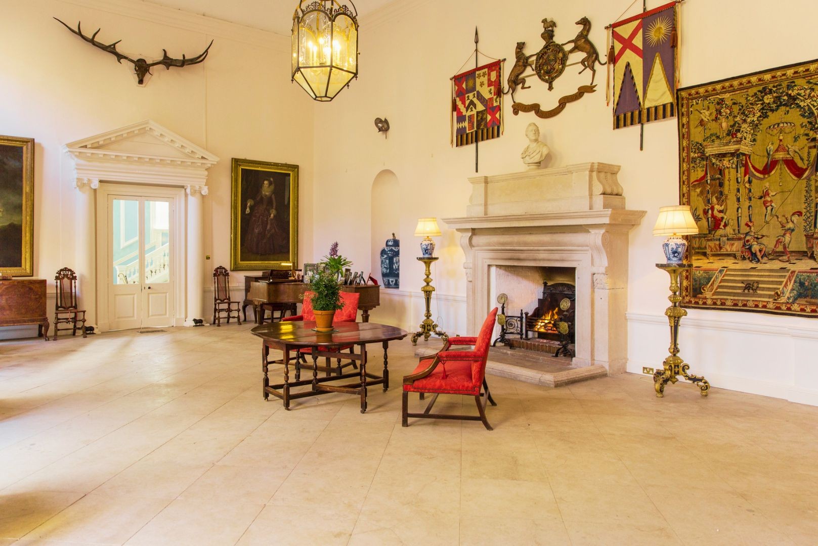 The Great Hall at Firle Place