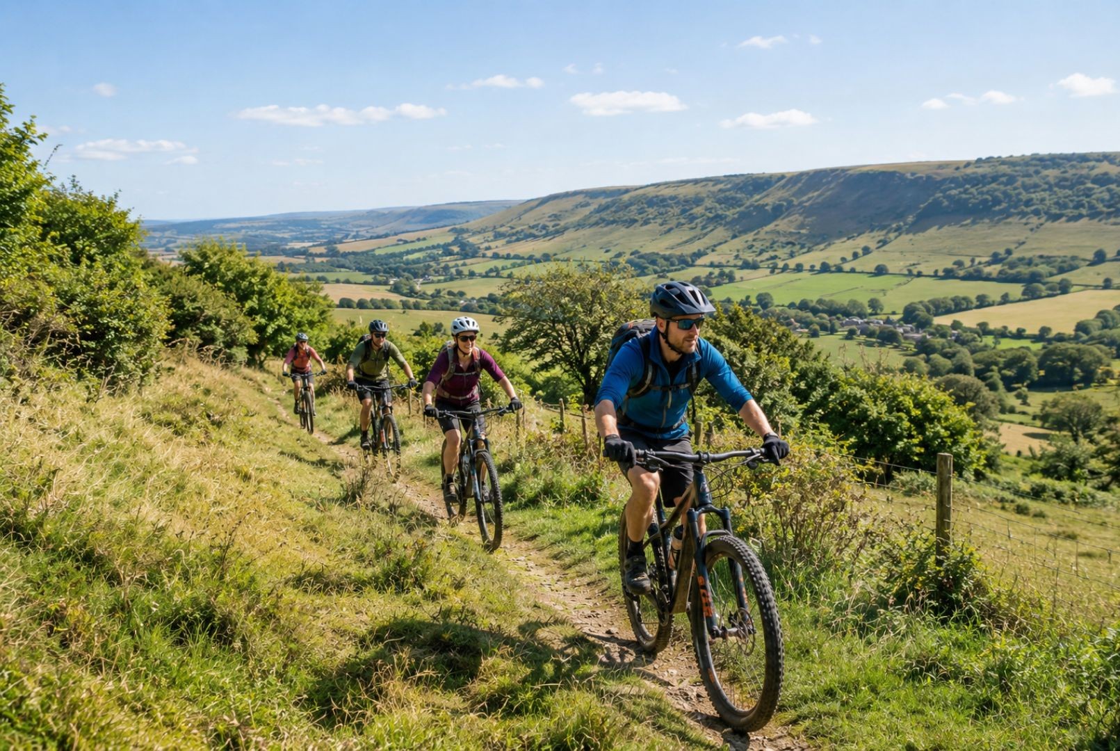 Cycling in Firle