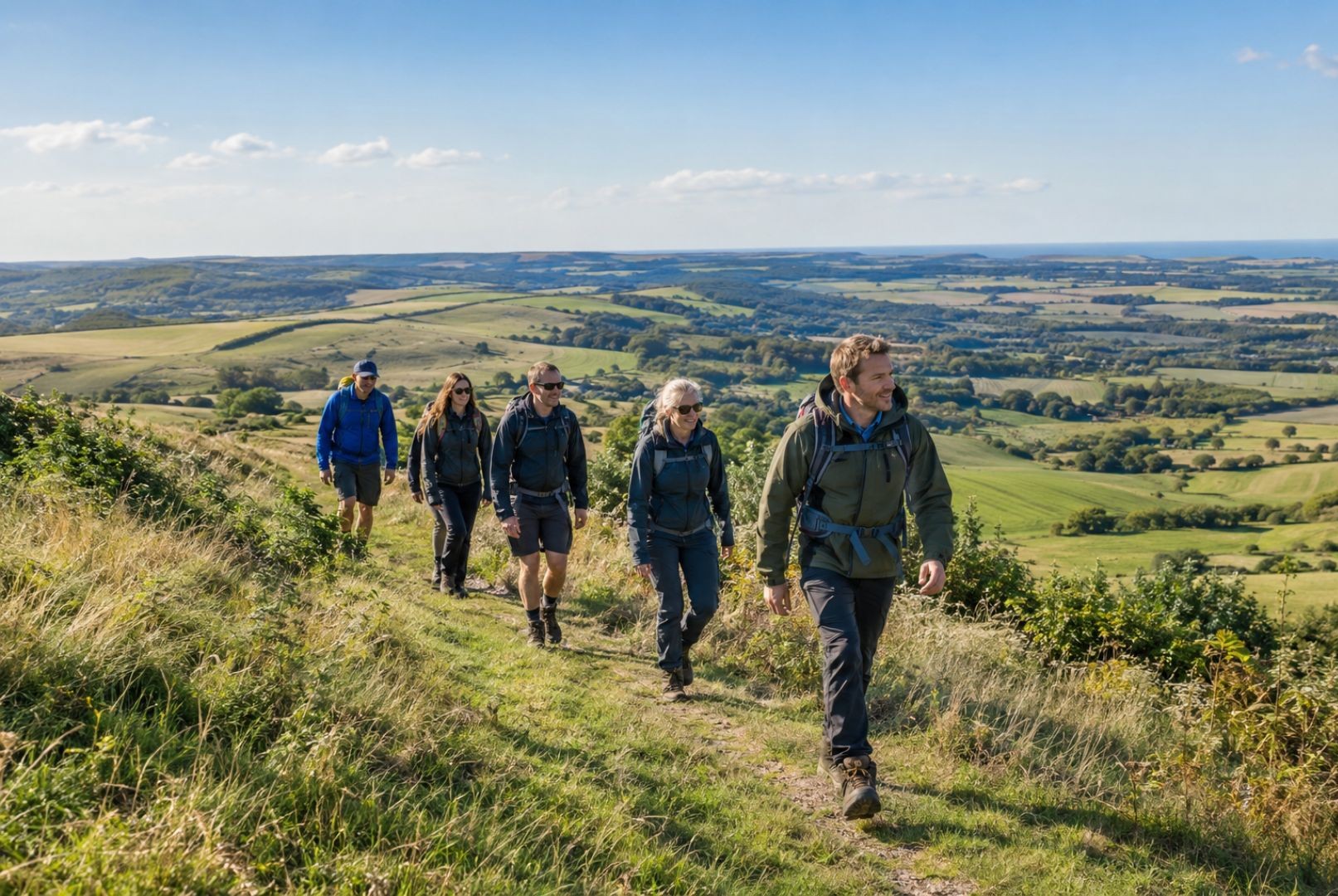 Hiking in Firle